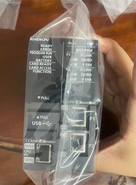 三菱原装正品模块R04ENCPU一台，实物如下图拍摄所示，原