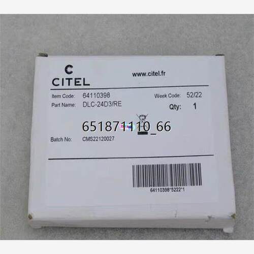 全新CITEL西岱尔电涌保护器DLC-24D3/RE 现货64110398