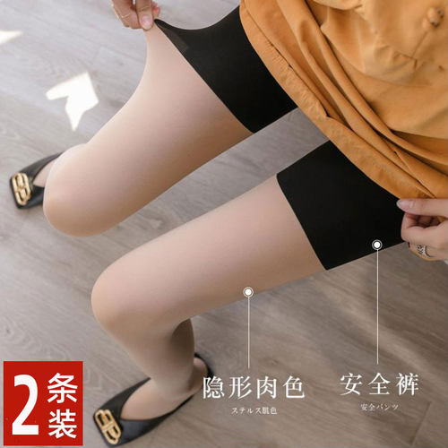 丝袜自带安全裤二合一秋冬加厚女