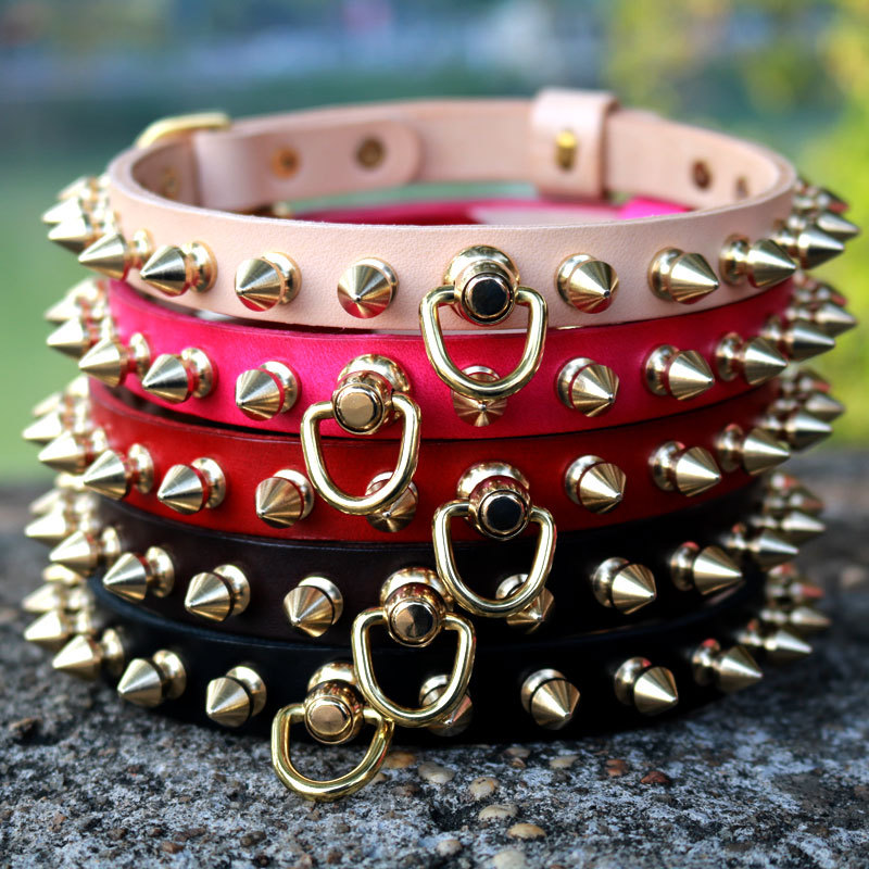 法斗狗狗铆钉项圈霸气英国斗牛犬用品狗炼颈圈恶霸防咬圈脖圈项炼