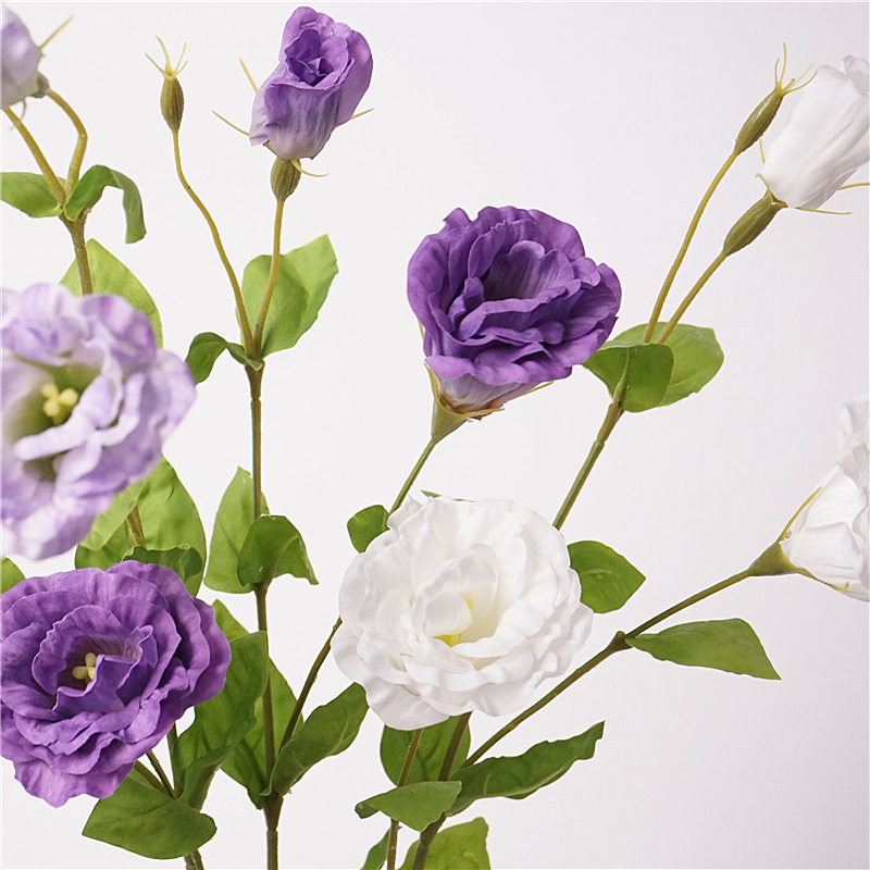洋桔梗仿真花北欧客厅餐桌花假花摆设野餐拍照道具婚庆装饰花摆件
