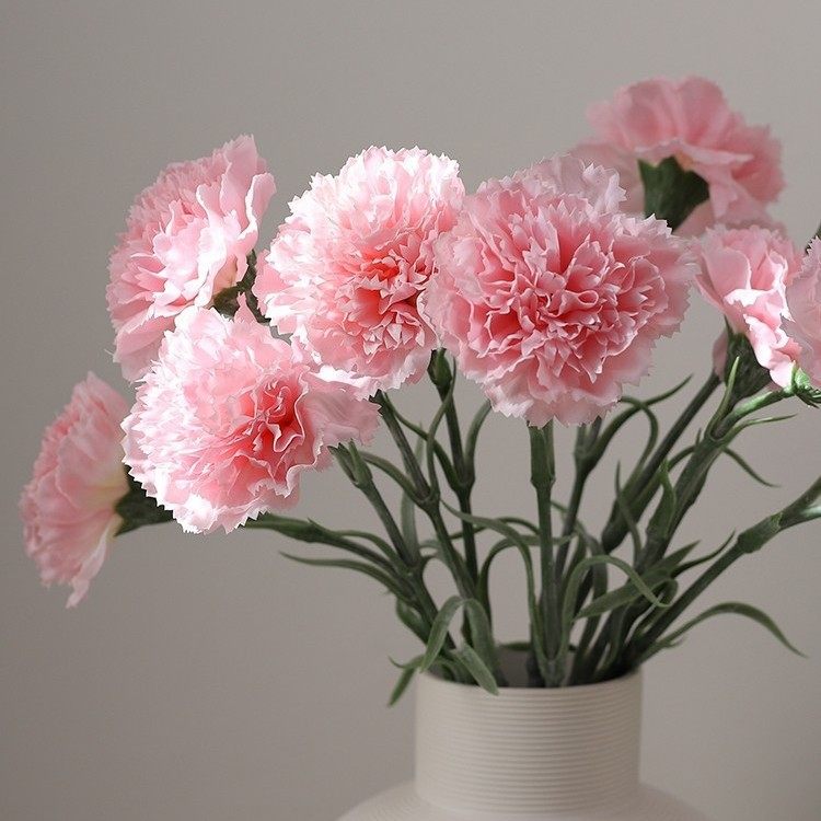 仿真单只小康乃馨花束假花绢花教师节母亲妇女节送礼装饰花瓶插花,鲜花速递/花卉仿真/绿植园艺,仿真花,淘宝优惠券,粉丝福利购,淘宝优惠卷