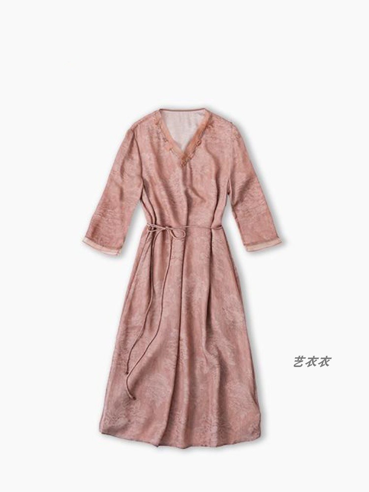 春夏国风新中式女装连衣裙