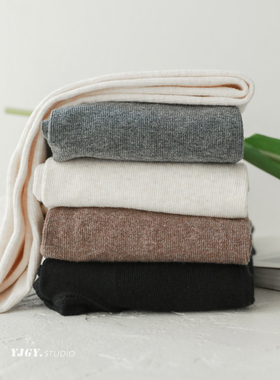 印计谷羽 灰色竖条纹连裤袜女秋冬季加绒加厚保暖显瘦打底袜F1041