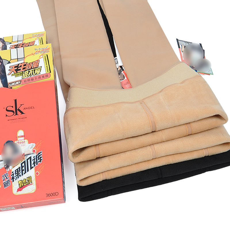 网红加厚打底裤腿裸肌裤