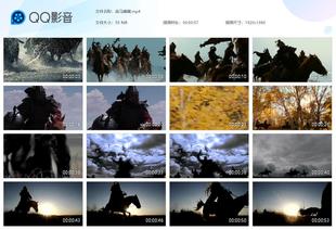 金戈铁马战马啸啸战马驰骋烽烟战火古战场景场面视频素材