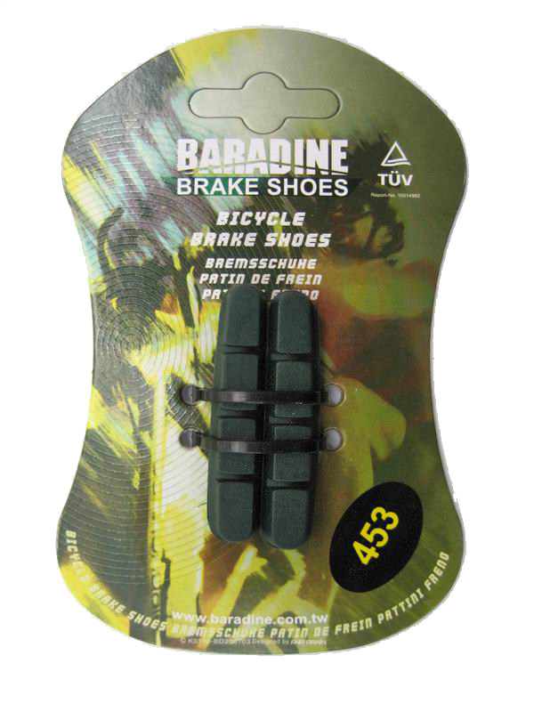 BARADINE 陶瓷车圈用453 公路自行车 替换 刹车皮 刹车块 刹胶