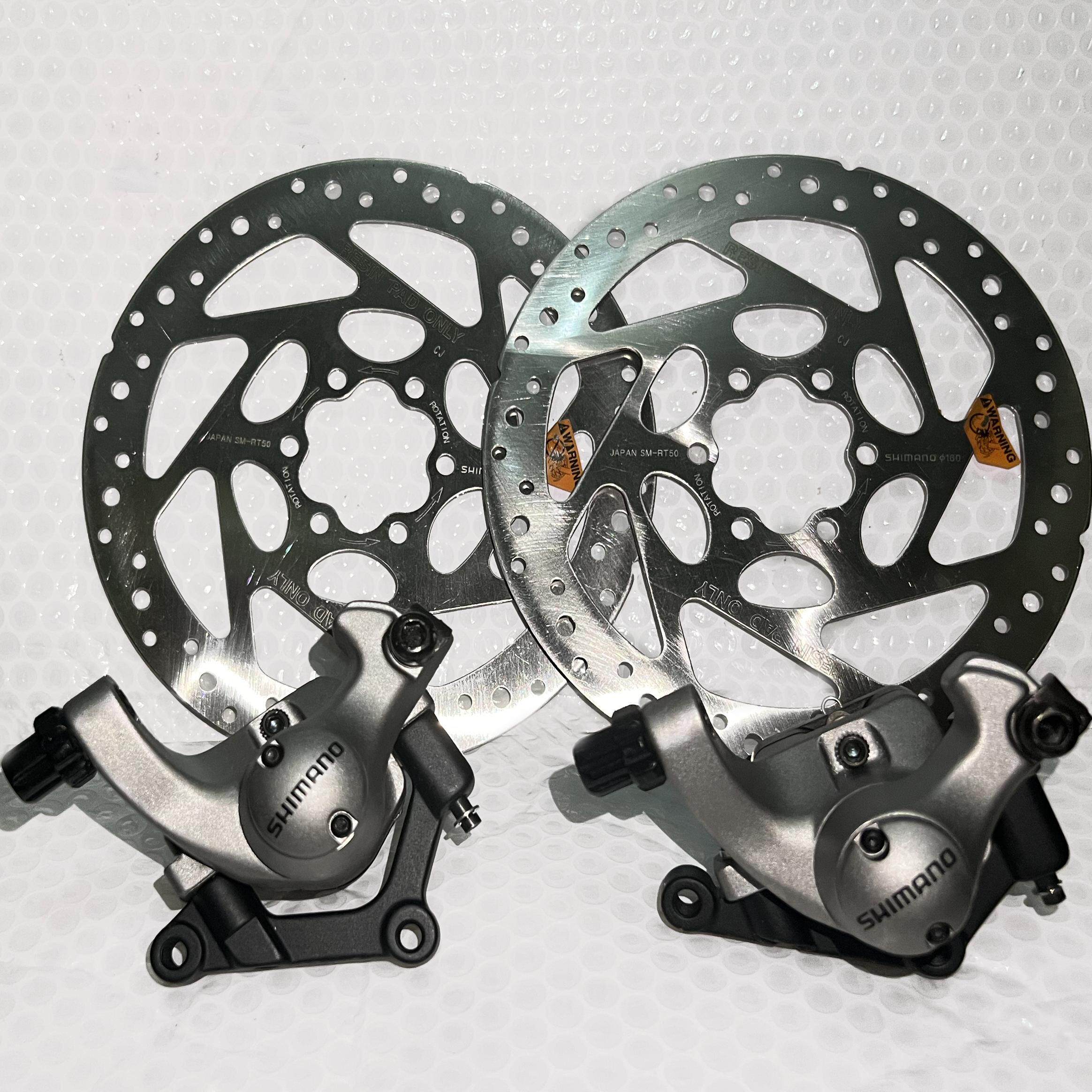 日本原产 SHIMANO 禧玛诺 BR-M515 线碟刹器 刹车器 带RT50碟片