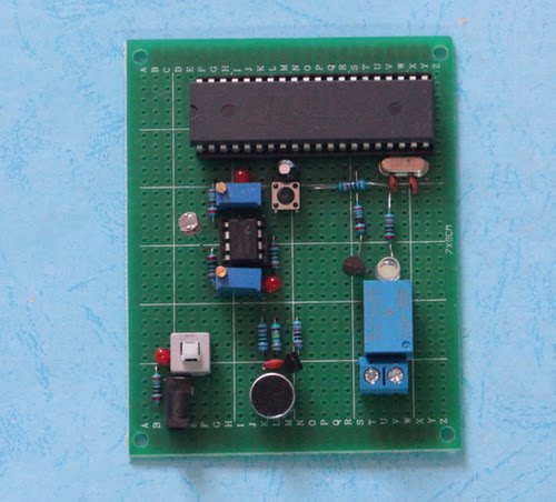 51单片机光控设计声音路灯开关