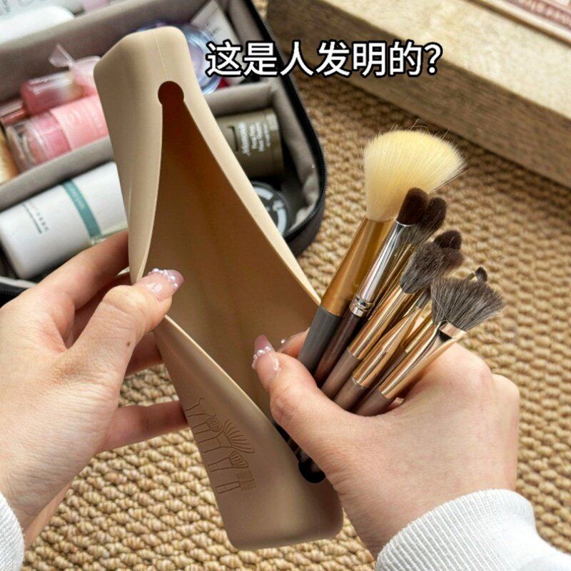 硅胶化妆刷收纳包刷子包图片