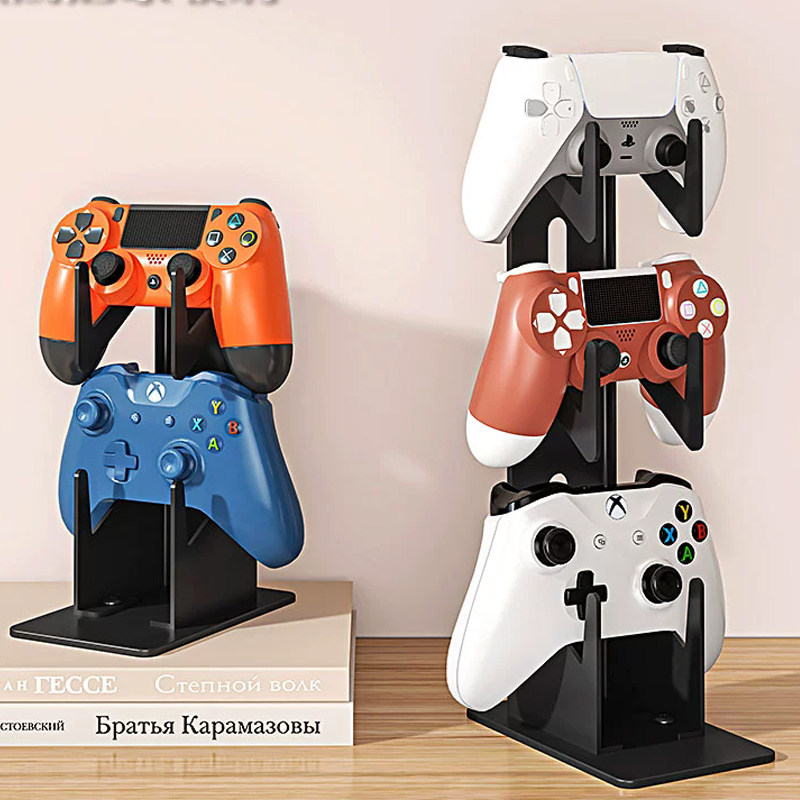 金属游戏手柄支架xbox/ps5/ps4桌面游戏控制器通用托架展示底座