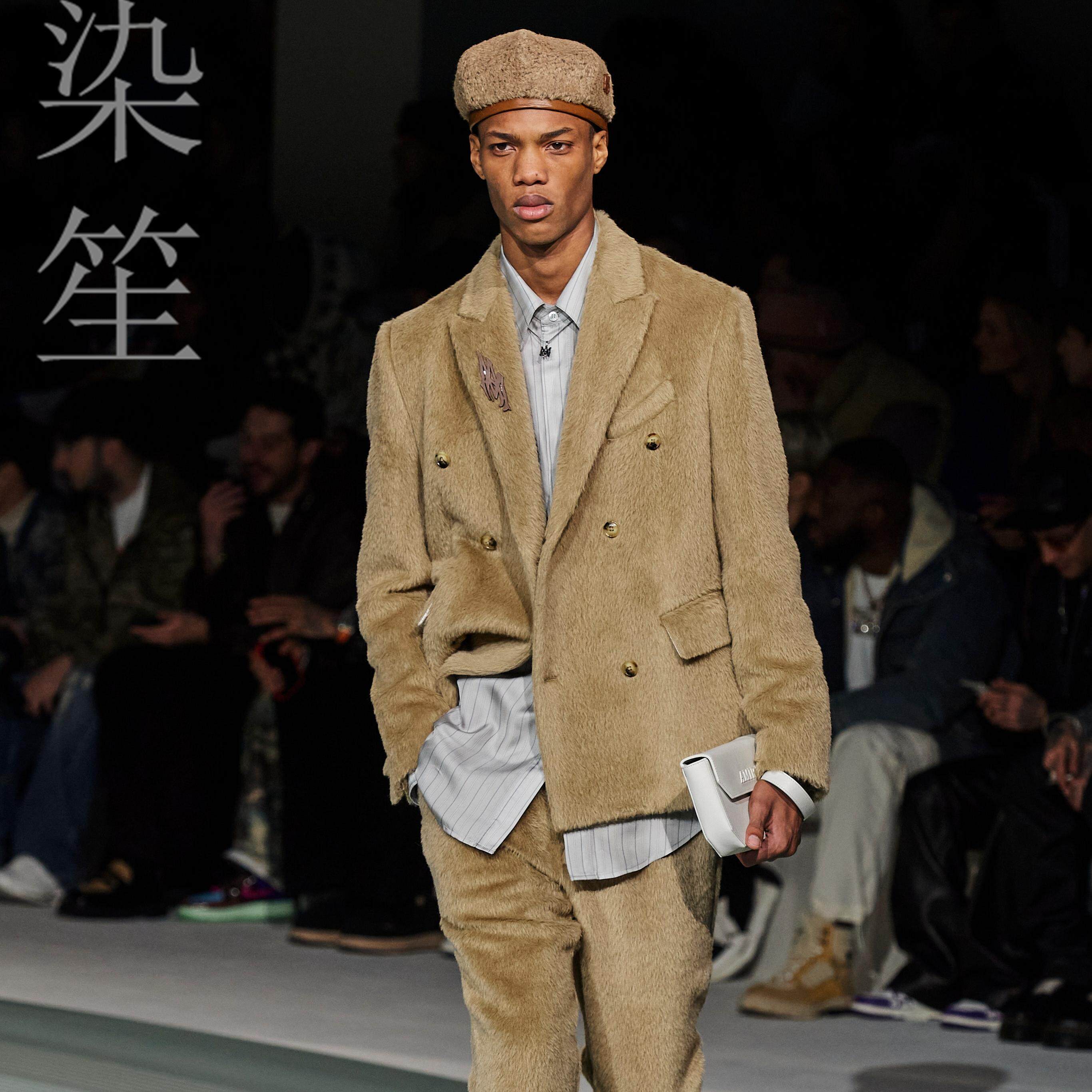 山羊绒西服套装厚羊毛西装双排欧式美式男士英伦西装呢子冬季夹克