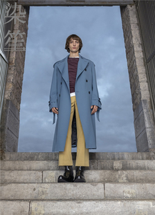 进口嘎巴甸棉帆布秋装风衣防水棉布大衣纯棉面料多色可选B家外套