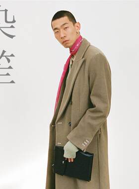 秋冬羊毛大衣呢子风衣羊绒夹克