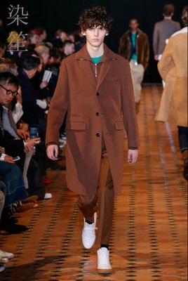 男士宽松纯羊绒秋冬大衣羊毛风衣