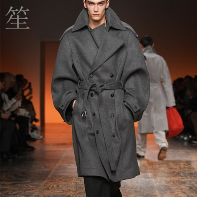 秋冬羊毛大衣呢子风衣秋冬加厚男