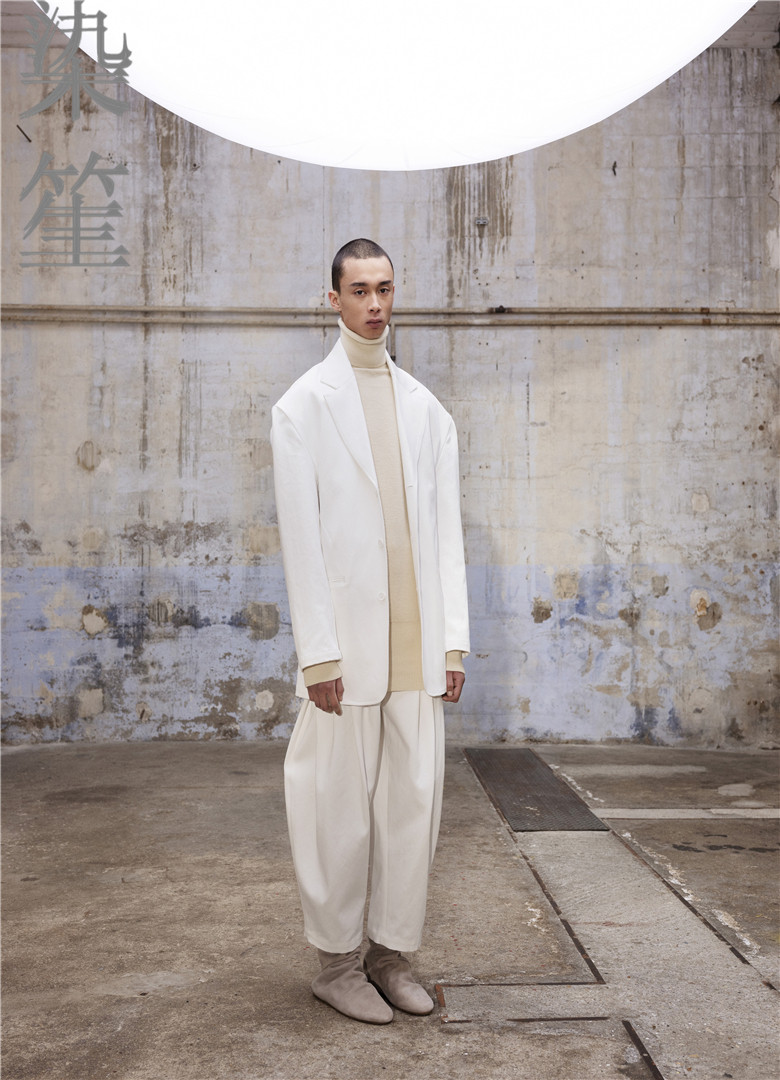 秋冬加厚羊毛西装外套夹克呢子西服帅气潮流男英伦风简洁量身定制