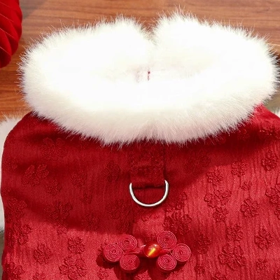 宠物新年装狗狗加厚背心猫咪衣服唐装泰迪加绒加厚雪瑞纳两脚衣,宠物/宠物食品及用品,狗宠物服装/雨衣,淘宝优惠券,粉丝福利购,淘宝优惠卷