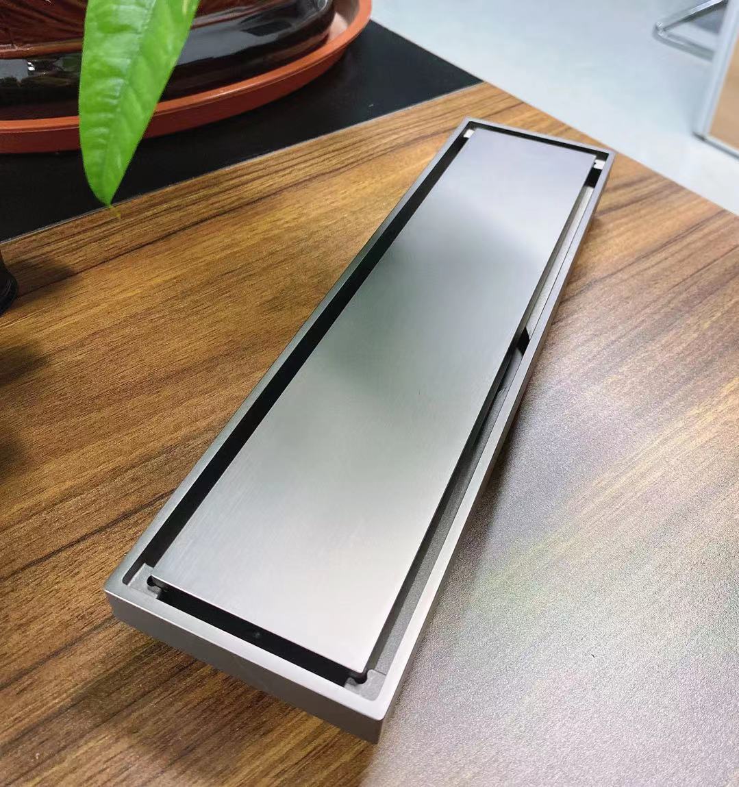枪色防臭大流量纯铜加厚地漏