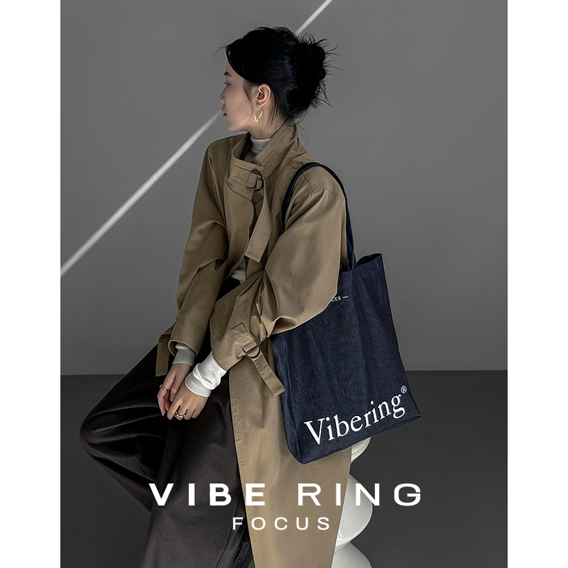 Vibe Ring/生活需要帆布包~轻便休闲牛仔原创大容量托特包单肩包 箱包皮具/热销女包/男包 托特包 原图主图