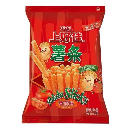 上好佳80g薯条虾片条玉米卷田园