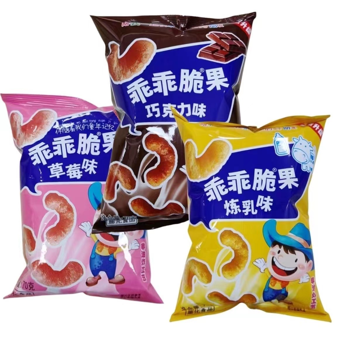 乖乖脆果炼乳味膨化食品