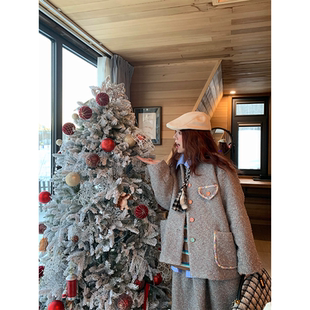 nosce原创设计北欧小香风彩条套装 temet