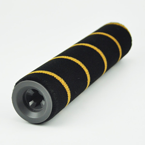 适配追觅吸尘器 v16s 黑色黄条软绒滚刷 电动地刷吸头配件