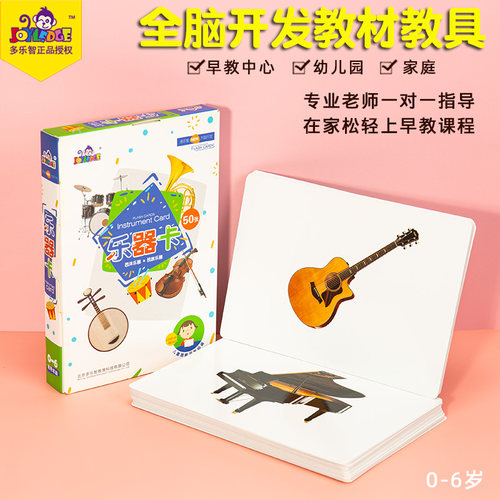 多乐智百科右脑闪卡音乐乐器大全