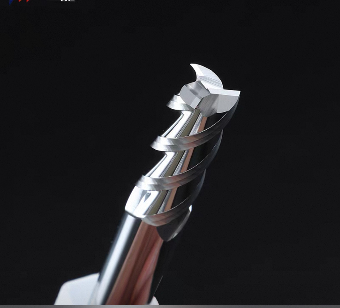 钨钢合金铣刀三刃铝用超硬铣刀1/2/3/4:5/6/8/10/12/14/16/18/20