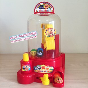 清仓~ 日本面包超人人偶公仔音乐扭蛋机旋转滚滚球扭蛋儿童玩具