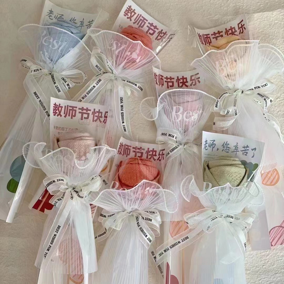 雅赞新款毛巾花束教师节毛巾花永毛巾/面巾