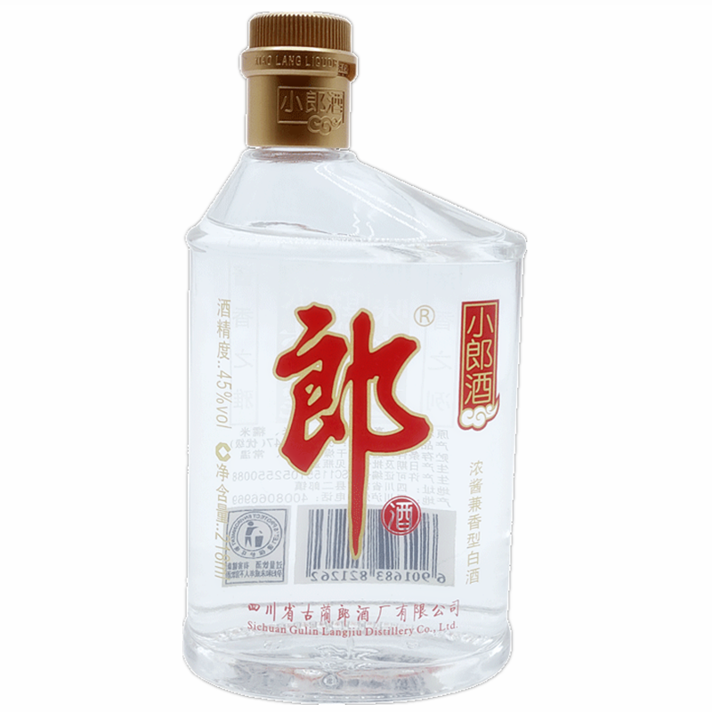 郎酒经典小郎酒45度218ml贵宾郎浓酱兼香型白酒歪嘴郎纯粮食小酒