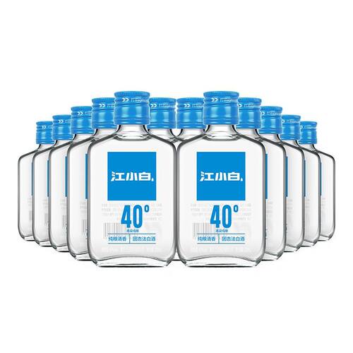 江小白40度100ml*12/24瓶整箱粮食清香型固态法白酒粮食酒高粱酒