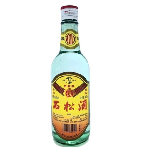 江津石松酒440mL江津白酒60度 光瓶白酒高度调香白酒泡酒炒料餐饮