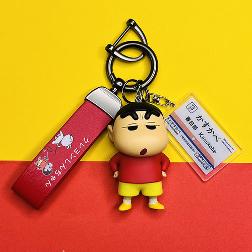 DIY卡通发光发声PVC钥匙扣正版