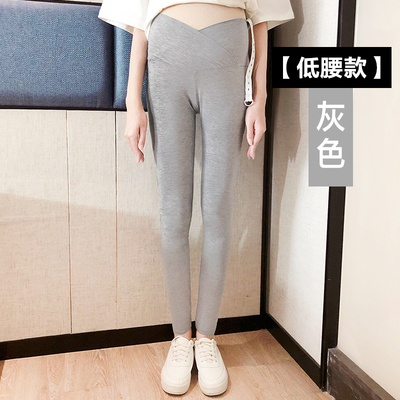 孕妇裤子夏季莫代尔薄款大码不勒肚托腹长裤子外穿孕妇打底裤夏款 — 5