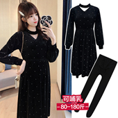 哺乳上衣外出高级感穿搭裙子不显怀洋气减龄连衣裙 套装 孕妇装 春装