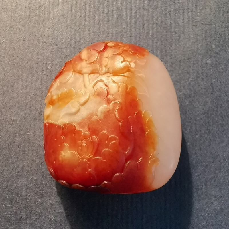 新疆和田玉籽料俏色牡丹山茶玫瑰荷花百合水仙吊坠手工雕刻花鸟件