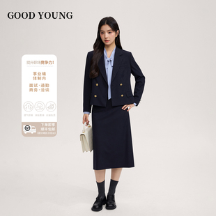 YOUNG西装 套装 外套女秋季 气质通勤西装 女小西服上衣 职业正装 GOOD