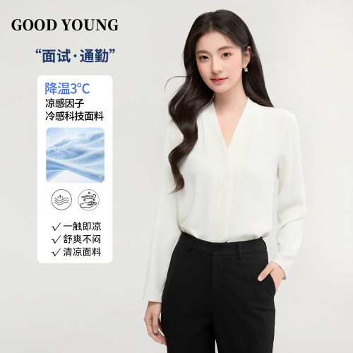 春夏通勤面试抗皱衬衫