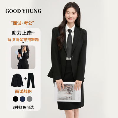 GOODYOUNG黑色女西装套装