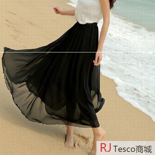 women high waist long skirts ladies beach chiffon dresses|msdalam kategori Butik wanita / wanita, skirt - dari Buy2taobao.com untuk memberikan perkhidmatan ejen Taobao profesional membeli