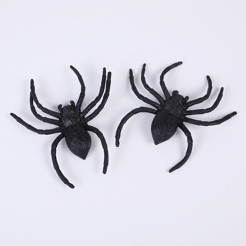 Black Halloween Spider Decoration Props
