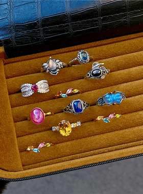 女925通体银意大利风戒指