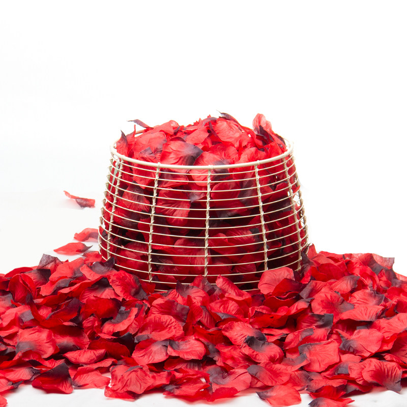 广东发货免搓花瓣仿真玫瑰手抛花瓣婚房布置手撒酒吧派对舞台求婚