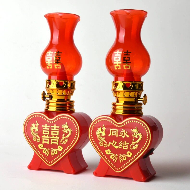 结婚电子蜡烛龙凤烛台婚礼蜡烛喜灯陪嫁子孙灯长明灯求婚表白灯串图片