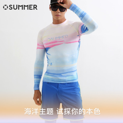 促销osummer潜水服长袖速干游泳