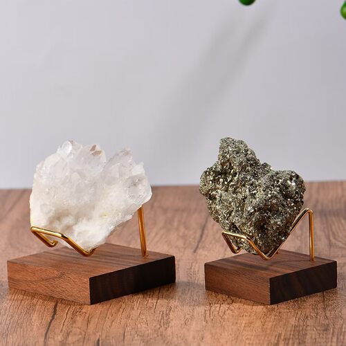 奇石矿标水晶文玩展示底座支架