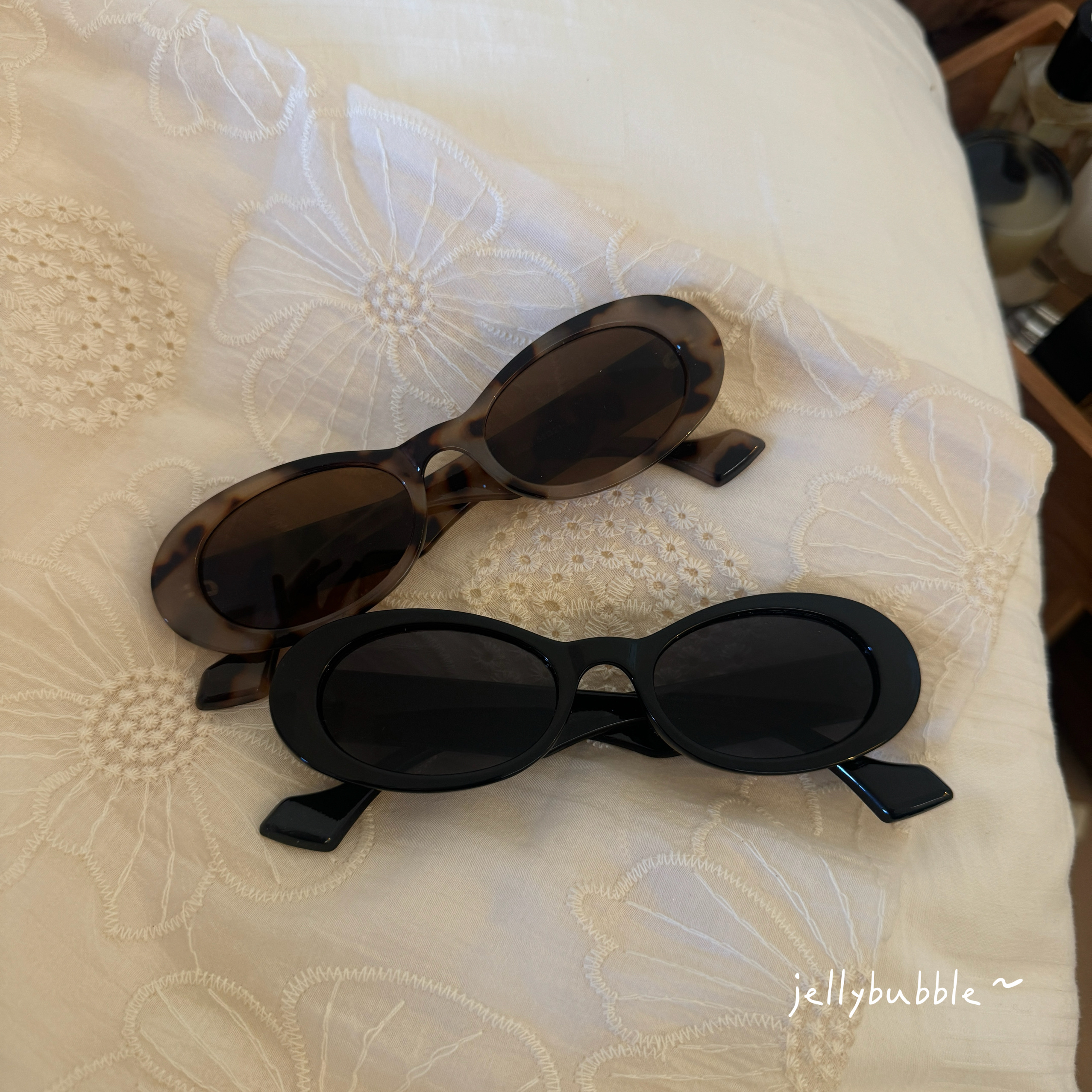 甜酷感复古小猫眼墨镜防紫外线太阳镜ins眼镜太阳眼镜复古显脸小